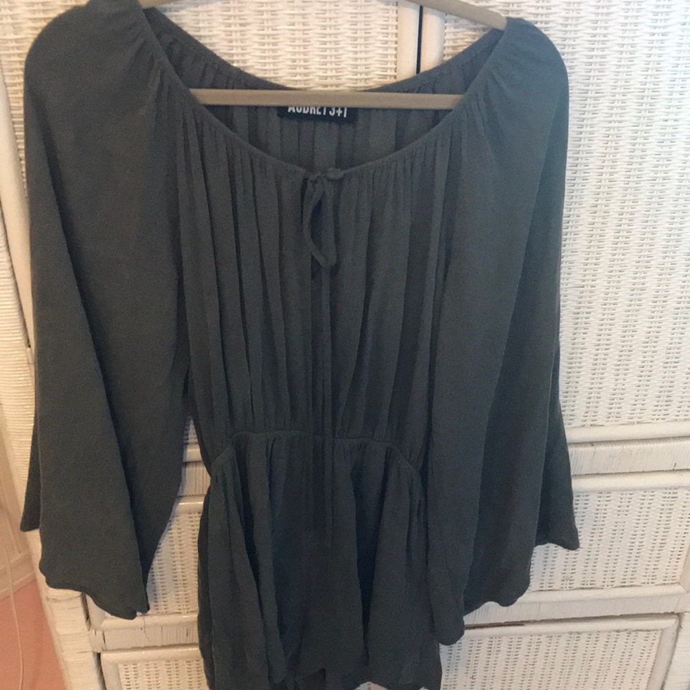 Olive Green Romper